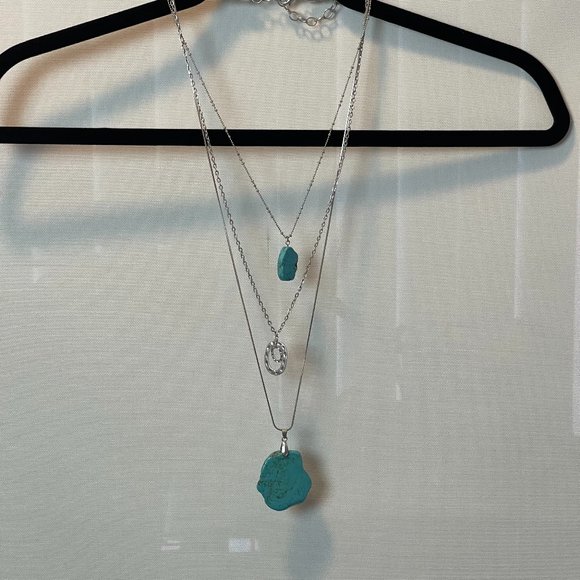Turquoise Stone necklace - Picture 1 of 5